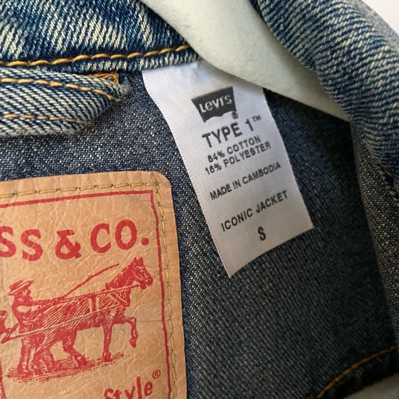 Levi’s type 1 iconic vintage denim / jean jacket size S - Picture 4 of 5